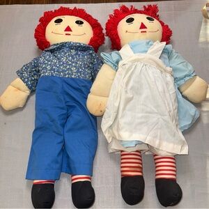32” raggedy Ann and Andy pair